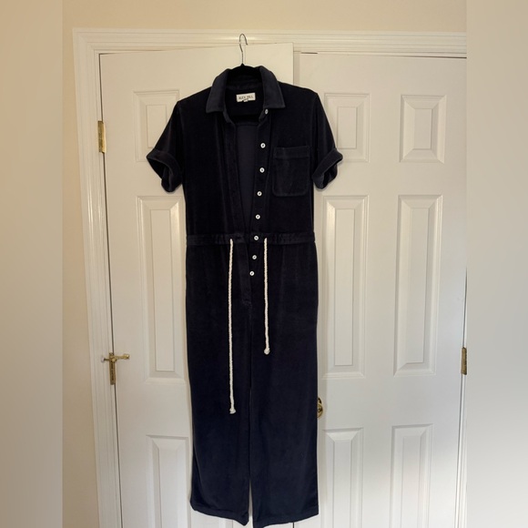 Alex Mill Navy Terrycloth Romper (size XS) - Picture 3 of 5
